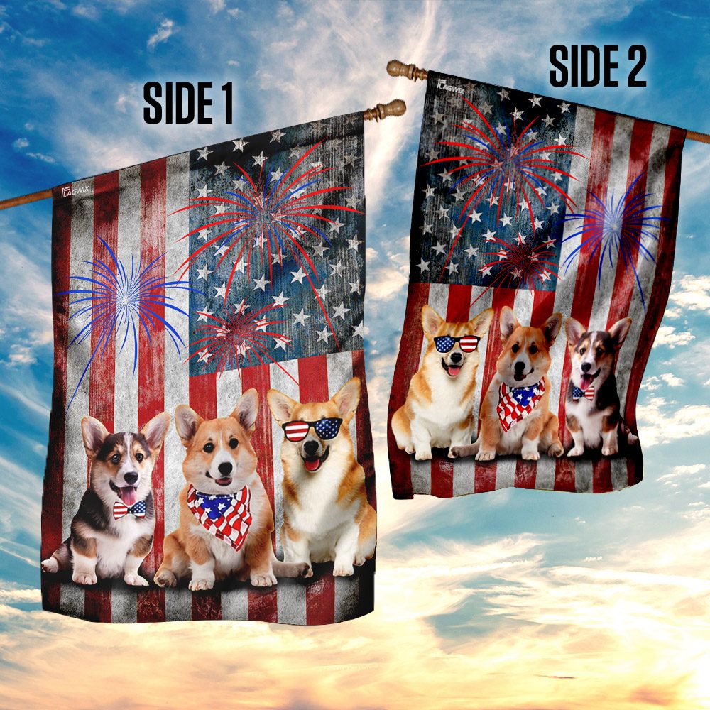 Corgi 4th of July Outfit: Patriotic Dog Clothes THN2188F - Image 5