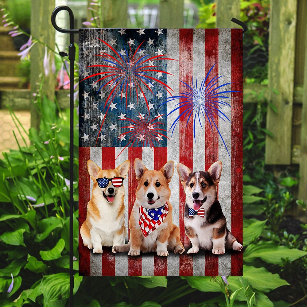 Corgi 4th of July Outfit: Patriotic Dog Clothes THN2188F - Image 7