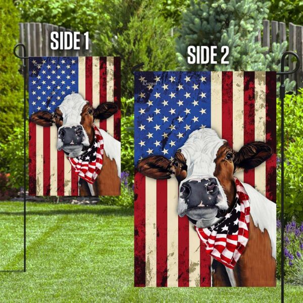Happy 4th of July Cow Cattle Decor: US Flag THB2206F - Image 10