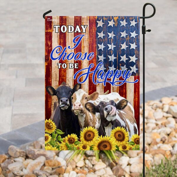Cow Sunflower Happy Flag THN2023F: Today I Choose Happy - Image 8
