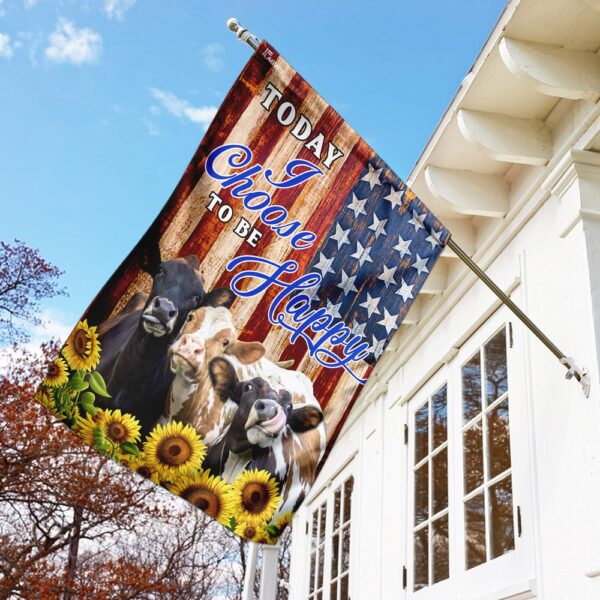 Cow Sunflower Happy Flag THN2023F: Today I Choose Happy - Image 2