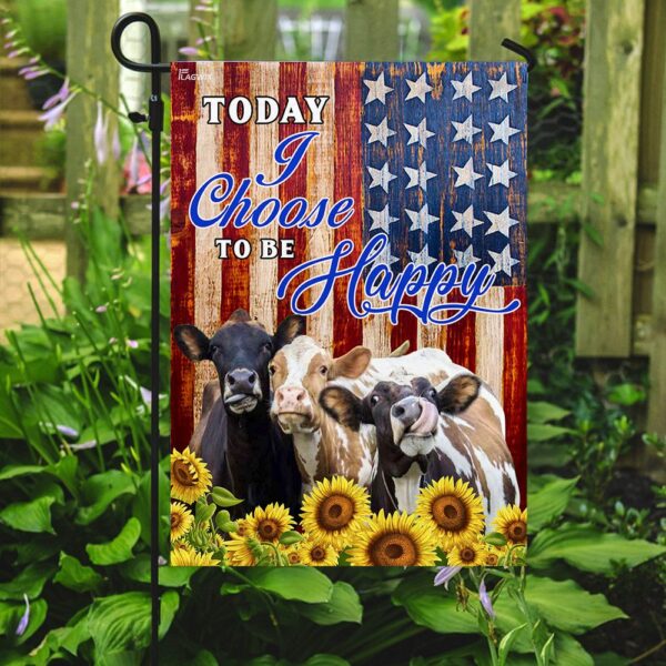 Cow Sunflower Happy Flag THN2023F: Today I Choose Happy - Image 7
