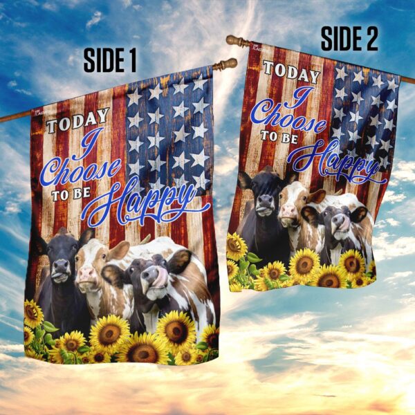 Cow Sunflower Happy Flag THN2023F: Today I Choose Happy - Image 5