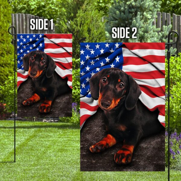 Dachshund American Flag Patriotic Dog Apparel - Image 8