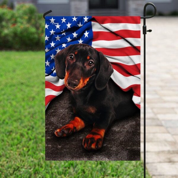 Dachshund American Flag Patriotic Dog Apparel - Image 6
