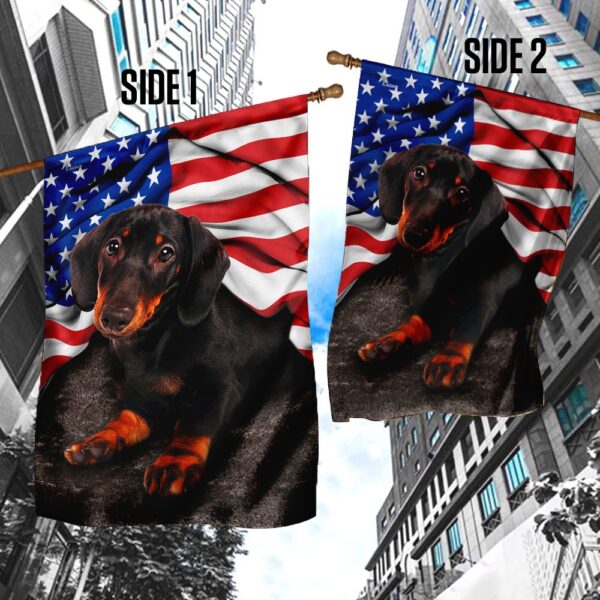 Dachshund American Flag Patriotic Dog Apparel - Image 4