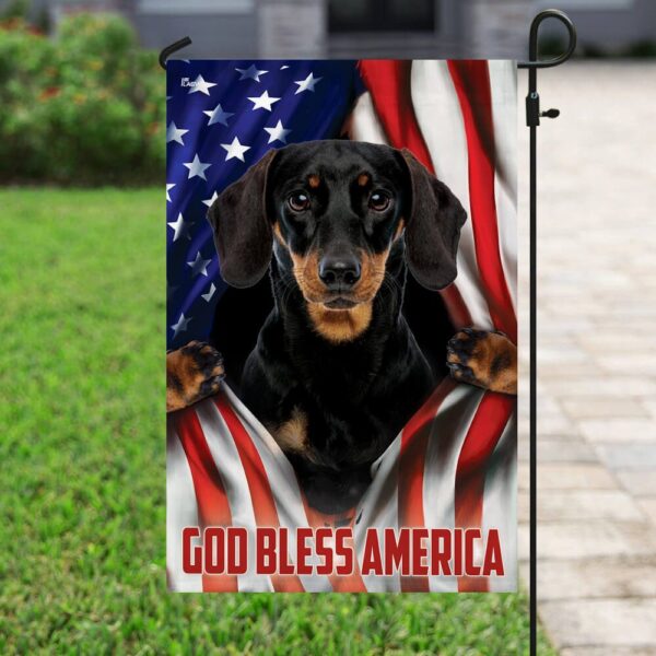 Dachshund American Flag T-Shirt: Patriotic Wiener Dog Apparel - Image 6