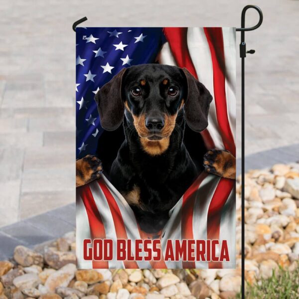 Dachshund American Flag T-Shirt: Patriotic Wiener Dog Apparel - Image 8