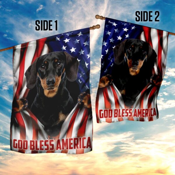 Dachshund American Flag T-Shirt: Patriotic Wiener Dog Apparel - Image 5