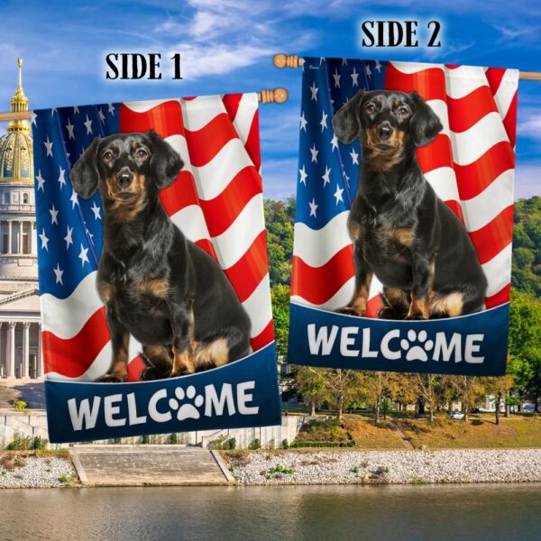 Dachshund 4th of July T-Shirt: Patriotic Weiner Dog Apparel - Image 2