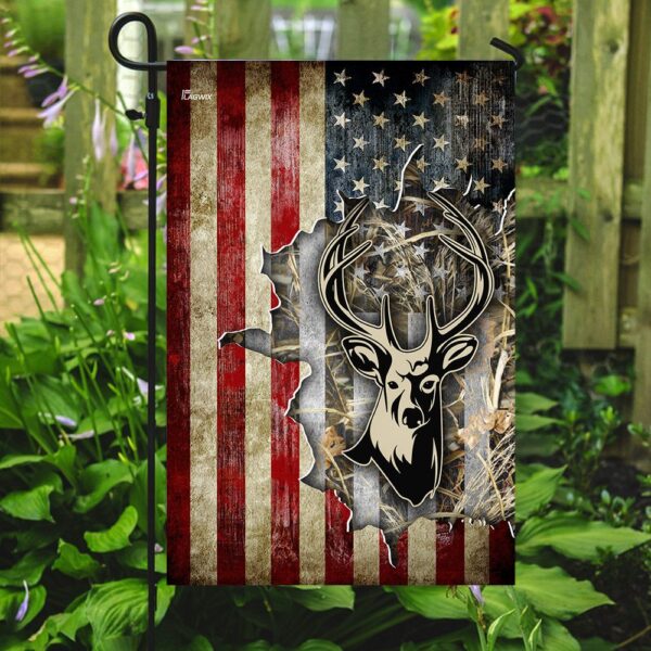 Patriotic Deer America Flag THN2052F1: Show Your American Pride - Image 7