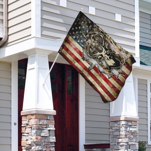 Patriotic Deer America Flag THN2052F1: Show Your American Pride - Image 4