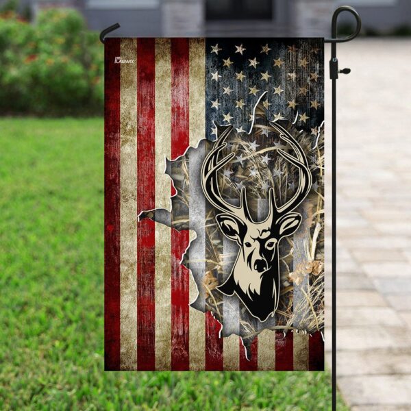 Patriotic Deer America Flag THN2052F1: Show Your American Pride - Image 6