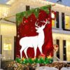 Deer Christmas Flag: Festive Holiday Decor TQN758Fv1