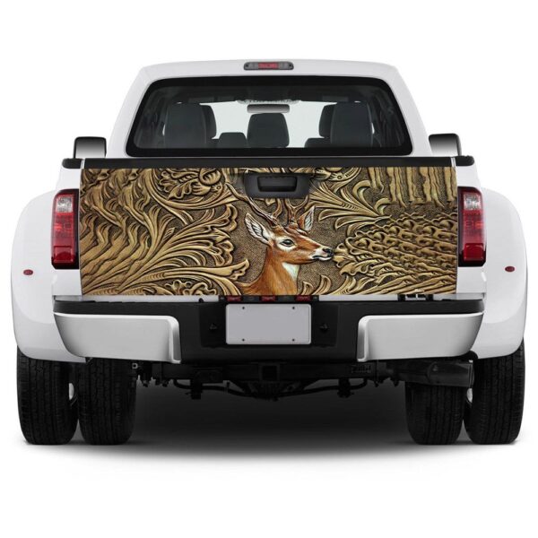 Deer Truck Tailgate Decal: TRL384TD2 Vinyl Wrap Sticker - Image 5