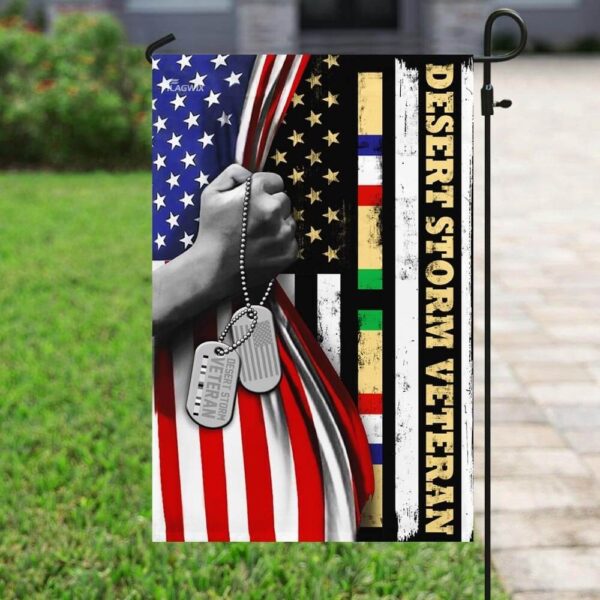 Desert Storm Veteran Garden Flag: Honor Their Service