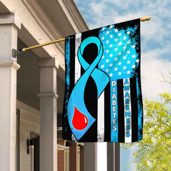 Diabetes Awareness Flag: THB2204F - Show Your Support