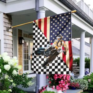 American Dirt Bike Racing: US Flag Designs