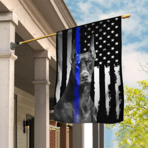 Doberman Pinscher. K9 Flag THB2162F
