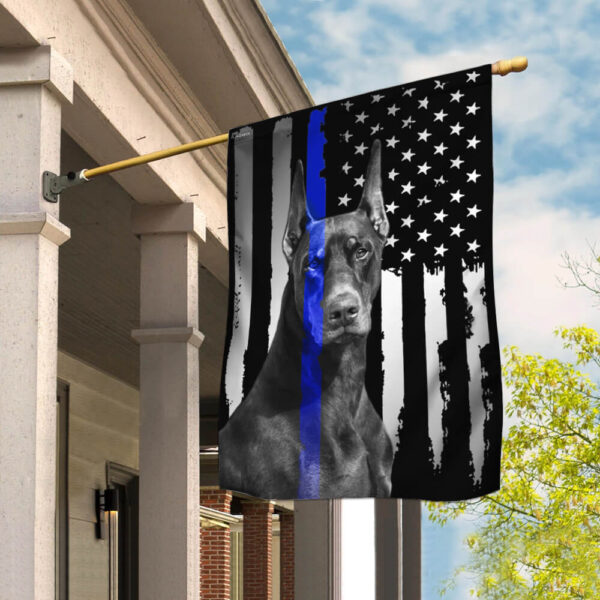 Doberman Pinscher. K9 Flag THB2162F
