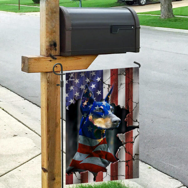 Patriotic Doberman Pinscher: American Flag Design - Image 4