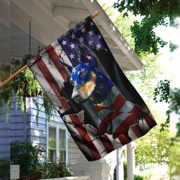 Patriotic Doberman Pinscher: American Flag Design - Image 8