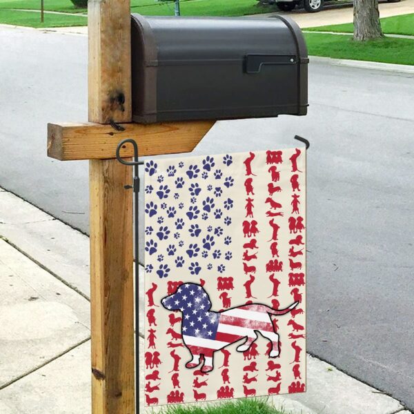 Dog Dachshund Celebrate Fourth Of July Independent Day Flag DDH1571F - Image 9