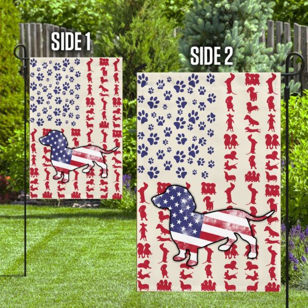 Dog Dachshund Celebrate Fourth Of July Independent Day Flag DDH1571F - Image 10
