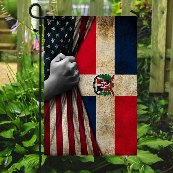 Dominican Republic American US Flag TRN99F - Image 7