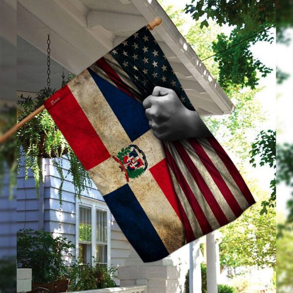 Dominican Republic American US Flag TRN99F - Image 3
