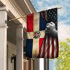Dominican Republic American US Flag TRN99F