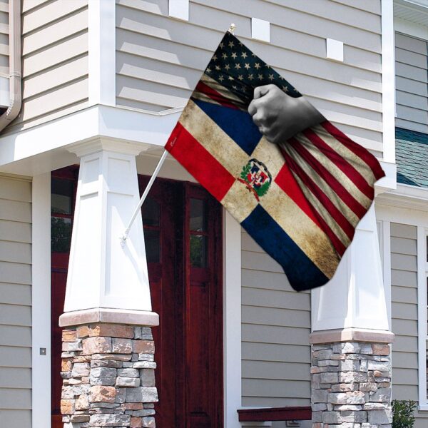 Dominican Republic American US Flag TRN99F - Image 4