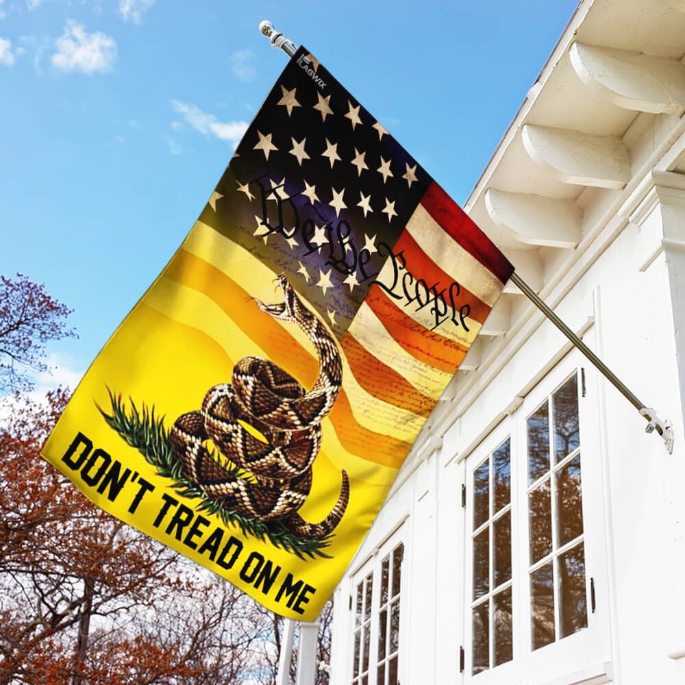 Gadsden Flag: Don't Tread On Me - Libertarian We The People Flag - Image 2