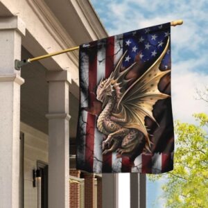 Dragon American Flag