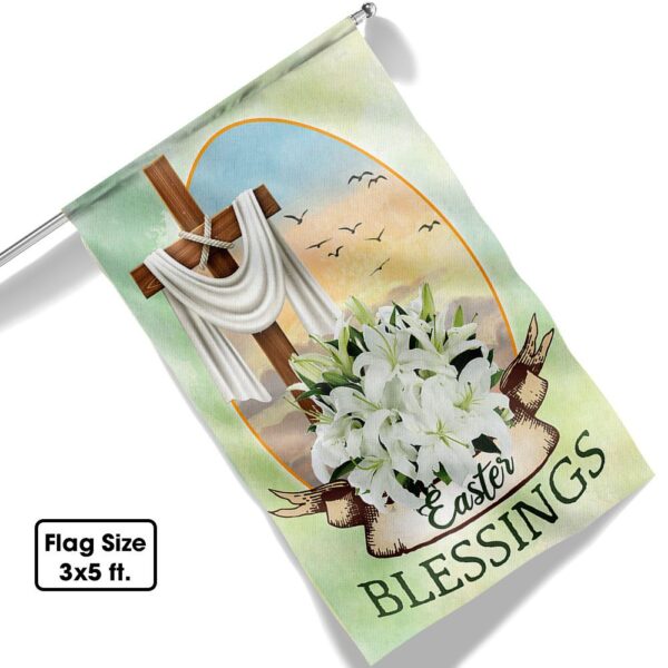 Easter Blessings Christian Flag | TQN978F - Image 6