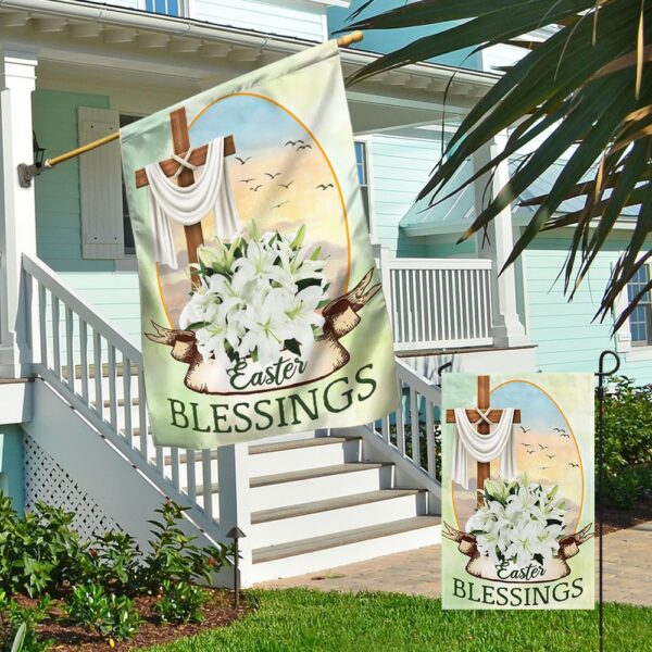 Easter Blessings Christian Flag | TQN978F - Image 4