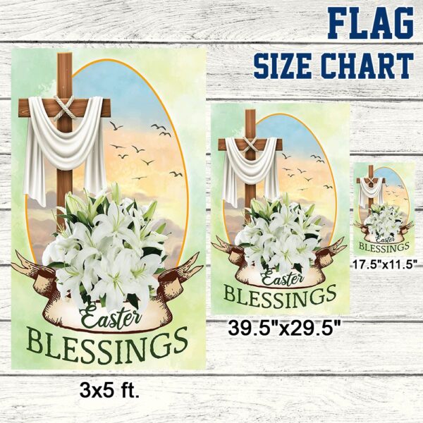 Easter Blessings Christian Flag | TQN978F - Image 7