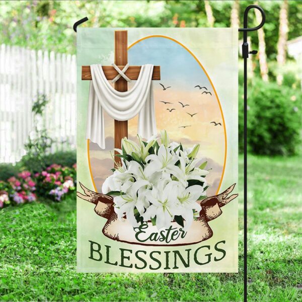 Easter Blessings Christian Flag | TQN978F - Image 3