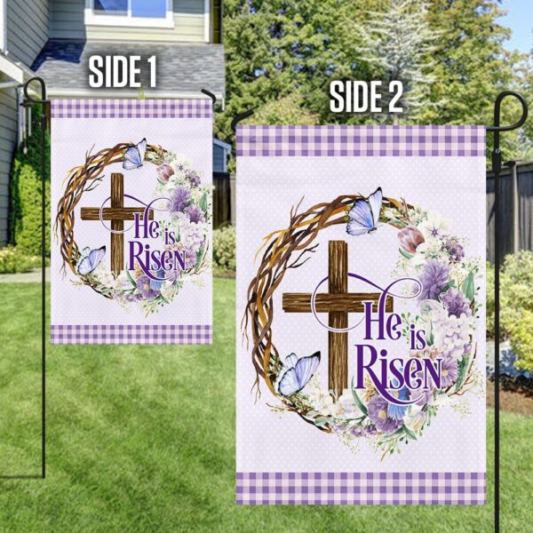Easter Cross Flag "He Is Risen" - MLN949F - Image 4