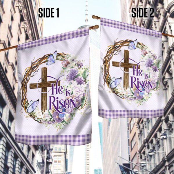 Easter Cross Flag "He Is Risen" - MLN949F - Image 2
