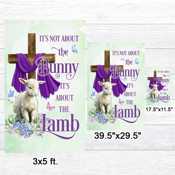 Easter Lamb Flag: Celebrate Easter's True Meaning - MLN959F - Image 7