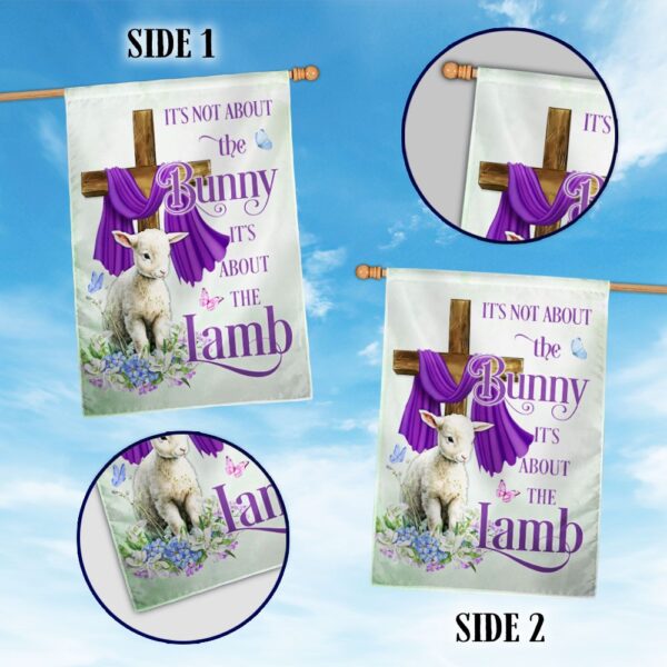 Easter Lamb Flag: Celebrate Easter's True Meaning - MLN959F - Image 2