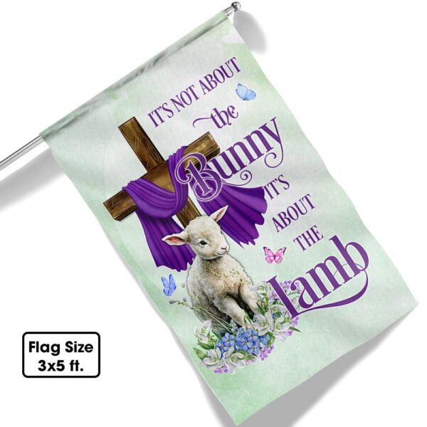 Easter Lamb Flag: Celebrate Easter's True Meaning - MLN959F - Image 6
