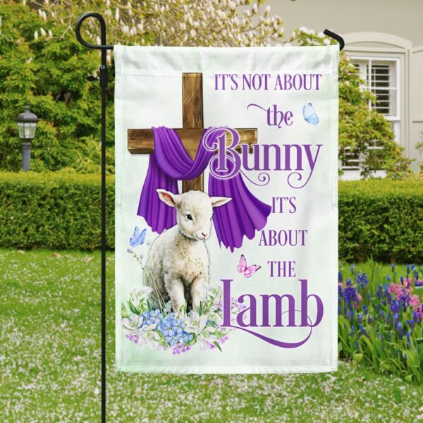Easter Lamb Flag: Celebrate Easter's True Meaning - MLN959F - Image 3