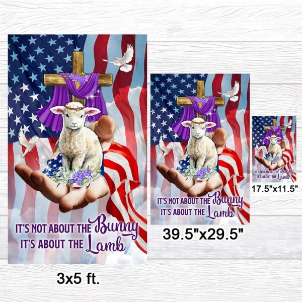 Easter Lamb Flag: Celebrate Easter Faith, TQN1006F - Image 7