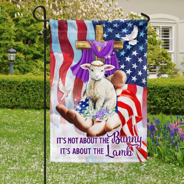 Easter Lamb Flag: Celebrate Easter Faith, TQN1006F - Image 3