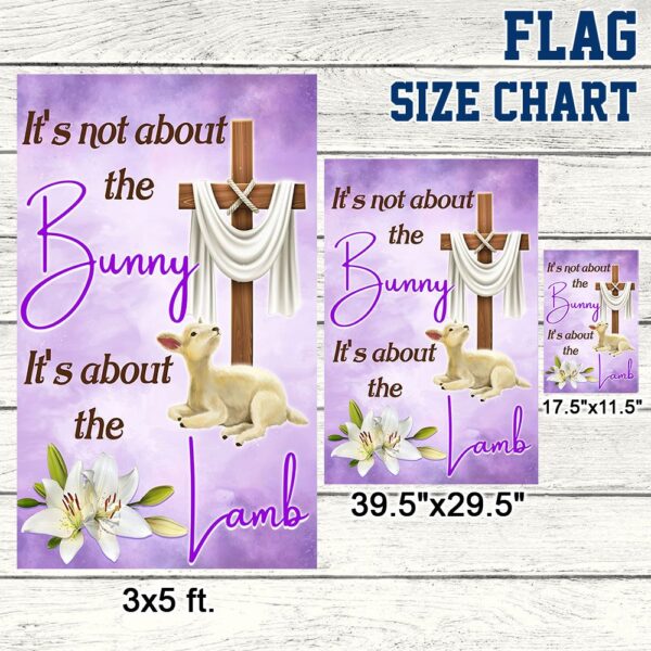 Easter Lamb Flag: Celebrate Easter Faith, TQN996F - Image 7