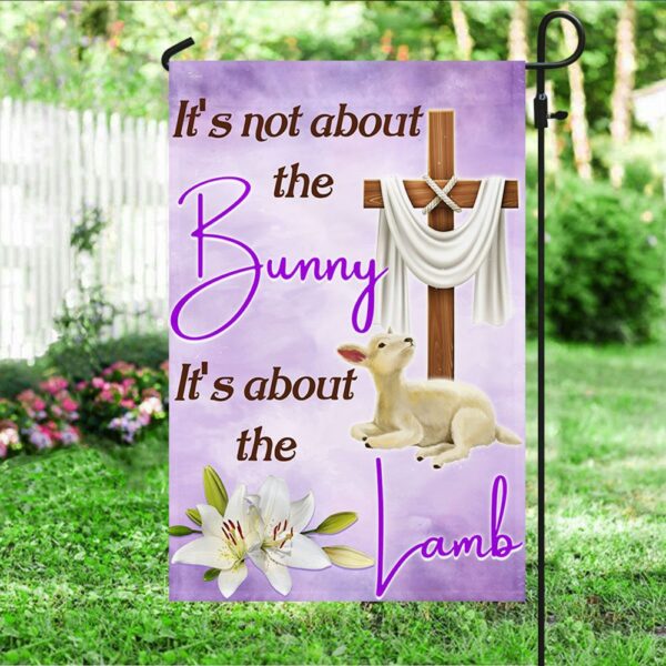 Easter Lamb Flag: Celebrate Easter Faith, TQN996F - Image 3