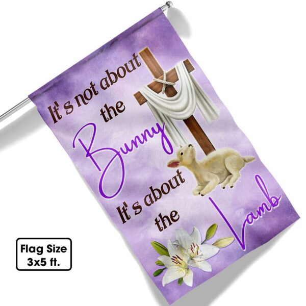 Easter Lamb Flag: Celebrate Easter Faith, TQN996F - Image 6