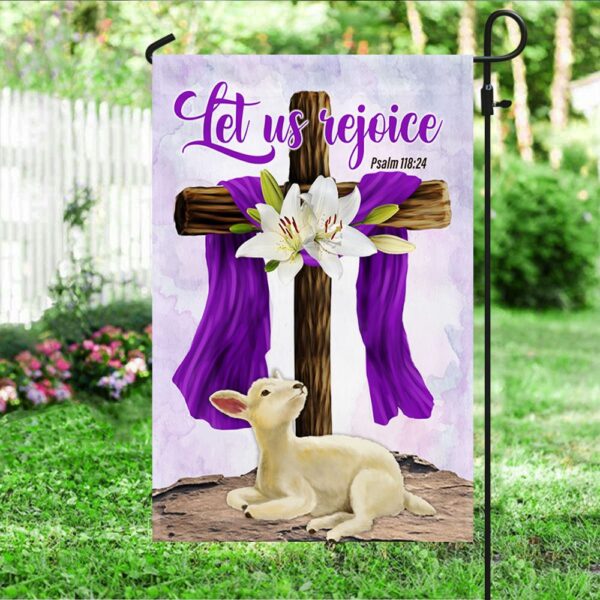 Easter Lamb & Lily Flag: Let Us Rejoice (TQN980F) - Image 3